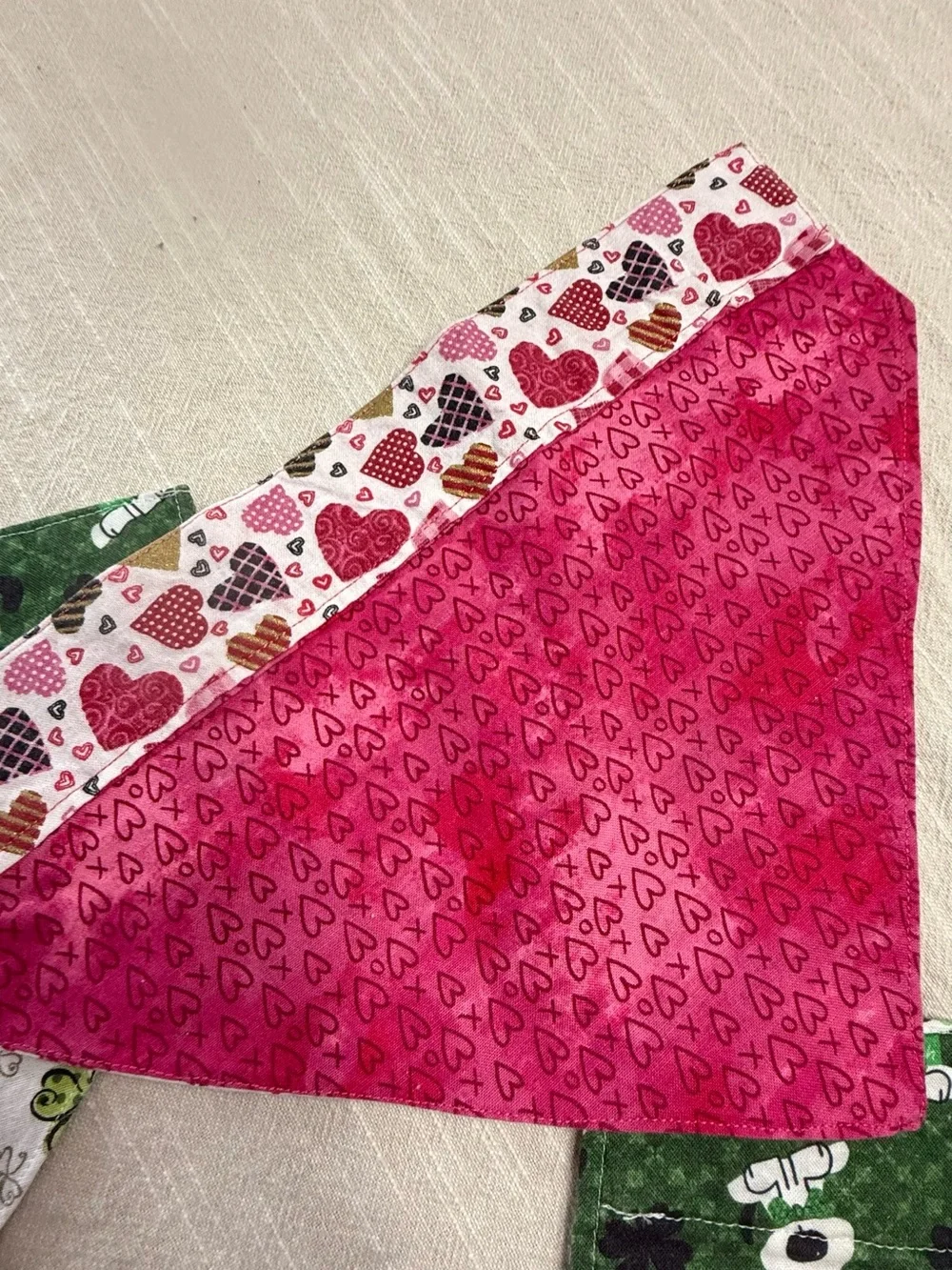 7 total assorted dog bandanas -  Holiday Themed
